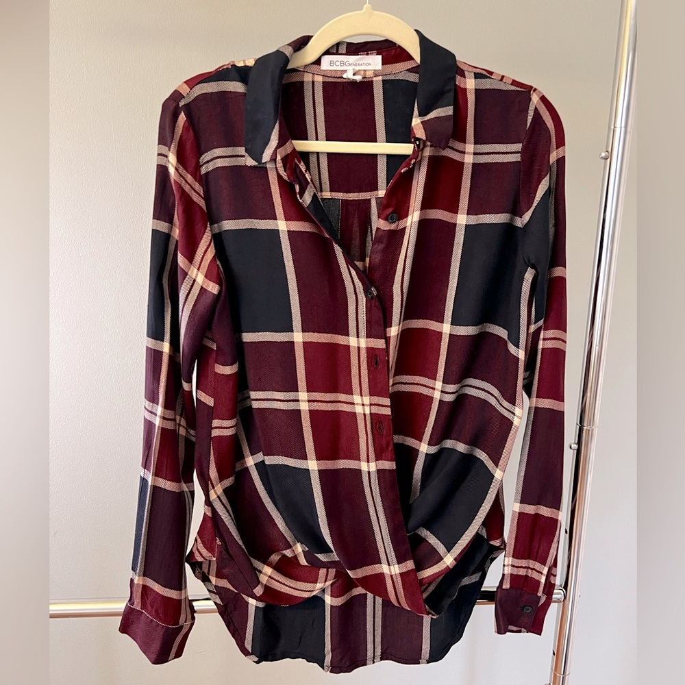 BCBG, Xs, flannel